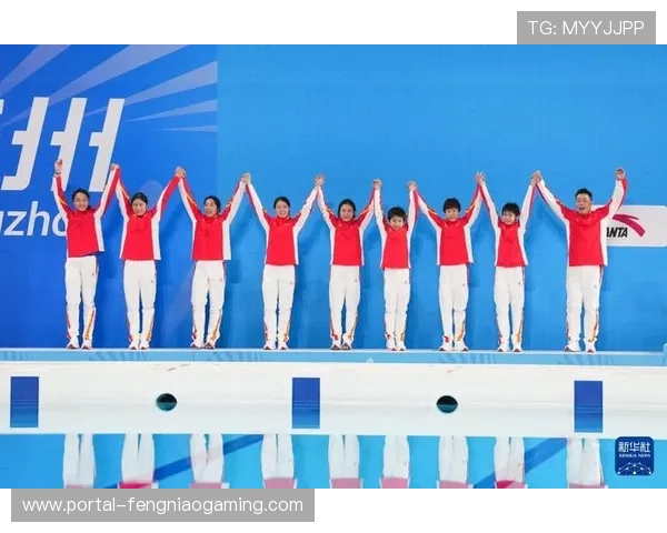 广东女队夺得跳水女子团体金牌